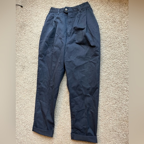 Vintage High Waisted Chino Trousers - Picture 2 of 11
